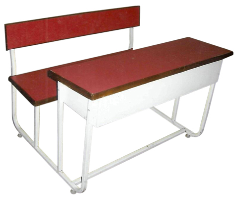 Dual Desk with Shelf Manufacturers in Etah