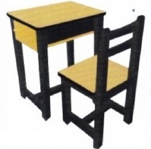 Wooden Single Seater Desk and Chair Manufacturers in Etah